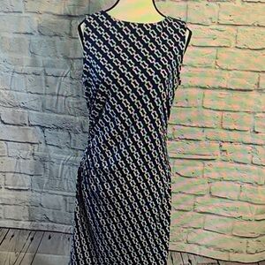 J. McLaughlin Navy and White Geometric Phone Case